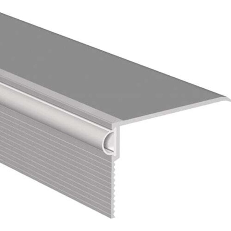 Rail de rénovation arp L.1800mm l.55mm Alu.anod.argent pour vis - 501124 - Ellen