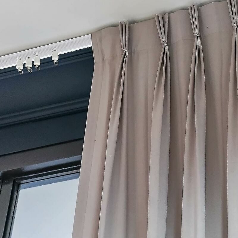 KZQ - Rail de Rideau Flexible de 5 Mètres pour Rideaux de Plafond Incurvé et Pliable.
