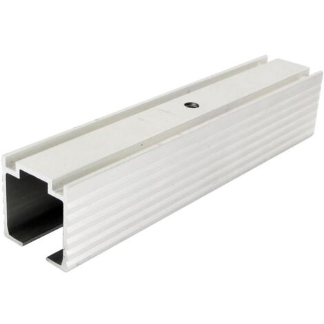 Rail de roulement porta 45 - Hauteur : 29 mm - Largeur : 29 mm - Longueur : 2000 mm - Matériau : Aluminium - HAWA