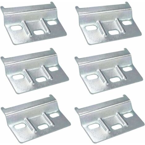 Rail de Suspension Fixation Plaque Support placards Meubles 6 PCS Rail de Suspension pour Meuble 64mm placard de cuisine placards Meubles Penderie-LIAIKI