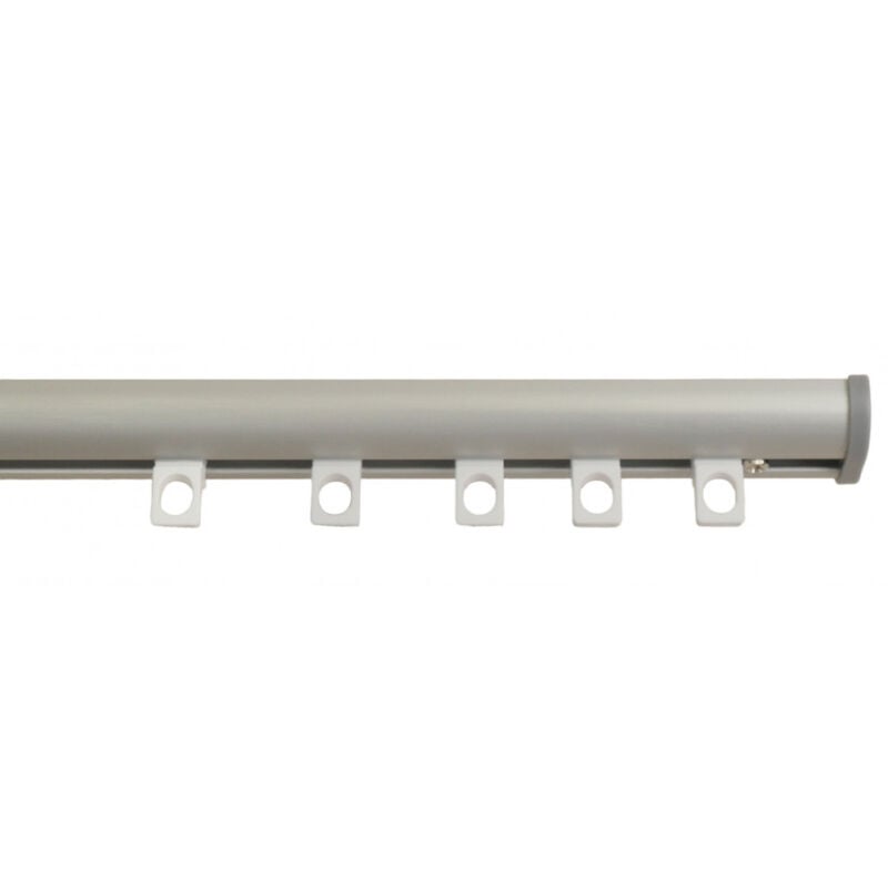 Decorail - Tringle rail pour rideau en aluminium L.2 m Coloris - Nickel