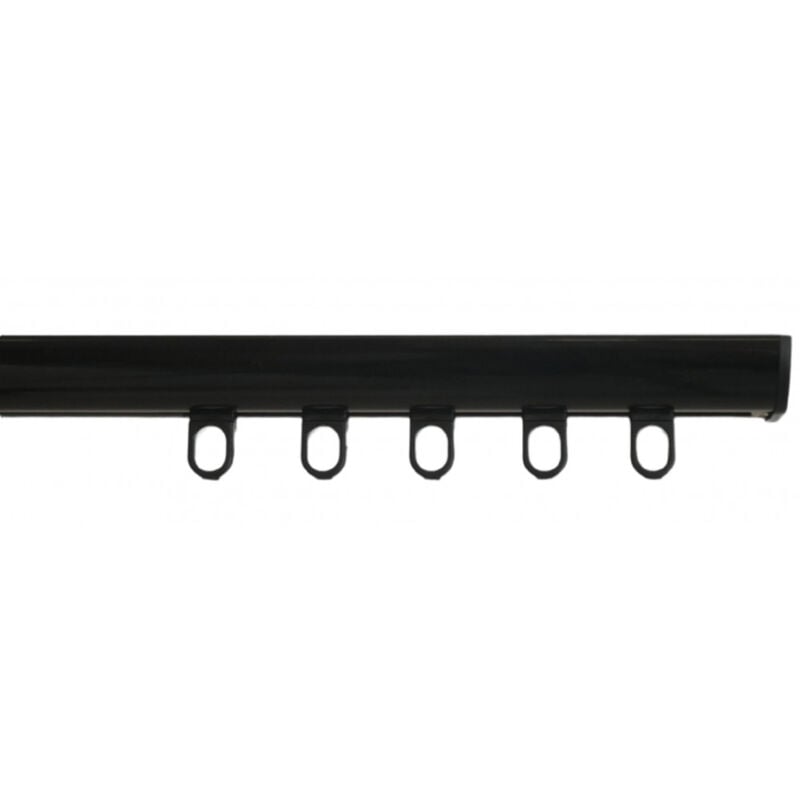 Decorail - Tringle rail pour rideau en aluminium L.1,50 m Coloris - Noir