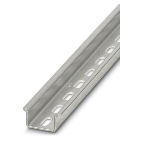Rail DIN Phoenix Contact 955mm x 35mm x 15mm, Perforé, Rail oméga en Acier ( Prix pour 1 )