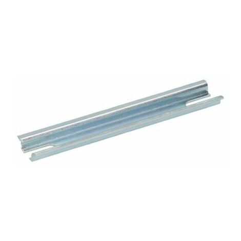 Rail DIN RS PRO 110mm x 15mm, Non perforé, Rail oméga en Acier ( Prix pour 1 )