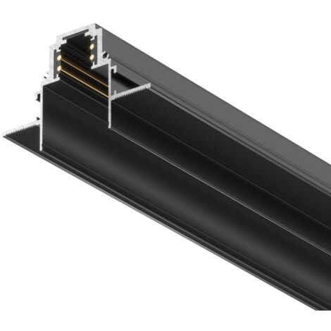 Rail encastré 2 circuits noir S35 Maytoni Technical