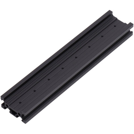Rail Guide Linéaire en Aluminium V-Slot Noir, 200mm pour CNC et Gravure Laser