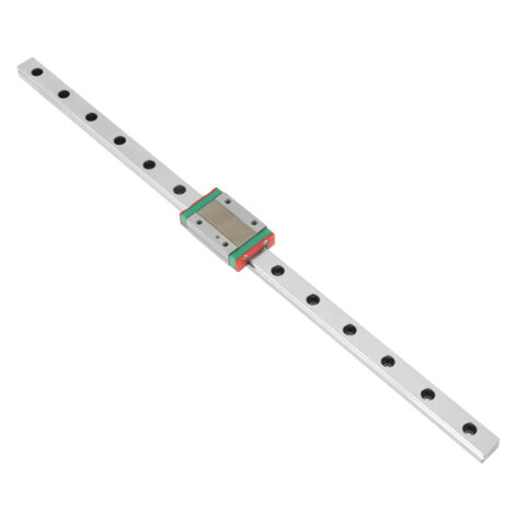 Rail Guide Linéaire MGN12H 350mm avec Patin, 12mm de Largeur, pour Déplacements Précision Miniature