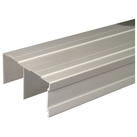 Rail Haut 96 Satiné Argent 2m55 - S.E.E.D