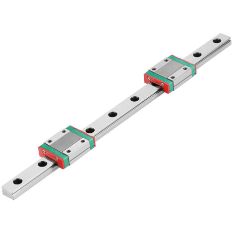 Rail Linéaire MGN12 250mm avec 2 Blocs Coulissants pour Machine CNC, Imprimante 3D
