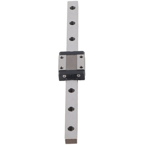 Rail linéaire MGN12 en acier de 200mm pour guidage CNC haute précision.