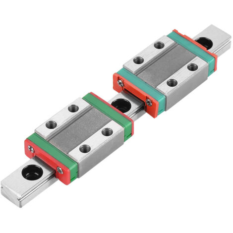 Rail linéaire MGN9B 100mm avec 2 blocs coulissants, guide de précision 9mm pour CNC.