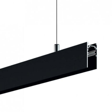 Rail Magnetique en Saillie 48V - 1 m / Noir - SILUMEN