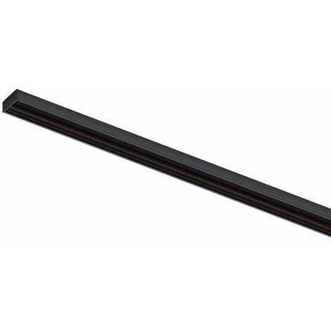 Rail Magnétique Extra Plat Noir MM30 1,5M - SILUMEN