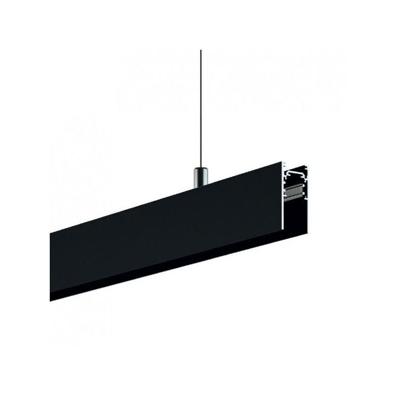 Silumen - Rail Magnetique en Saillie 48V - 2 m / Noir