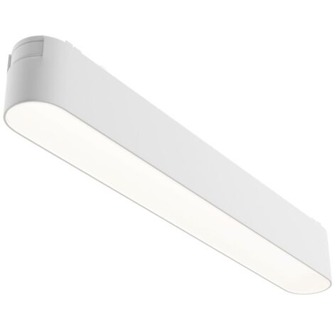Rail mono-phase linéaire blanc LED 12W 4000K BASIS