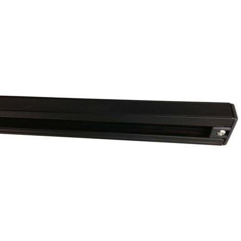 Rail Monophasé pour Spot LED 1m50 NOIR - SILAMP