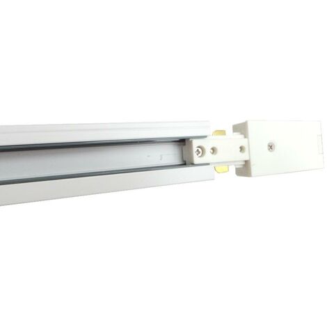 Rail Monophasé pour Spot LED 2m BLANC - SILAMP