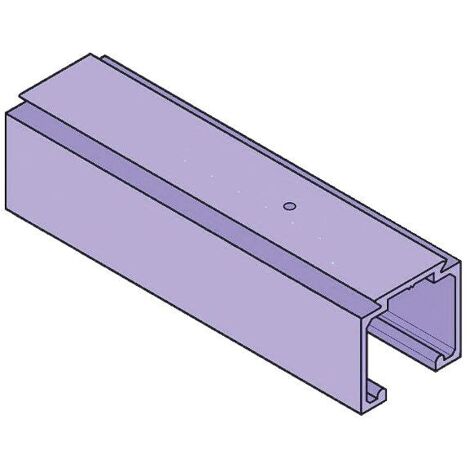 Rail pour ferrures coulissantes 0500 - longueur 3 m - en aluminium anodisé - KRONA KOBLENZ