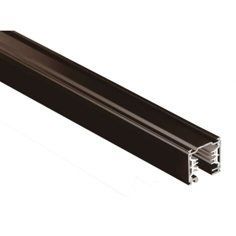 rail saillie - aric rail 023 - 3 allumages - noir - 1 mètre - aric 16113
