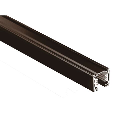 rail saillie - aric rail 023 - 3 allumages - noir - 1 mètre - aric 16113