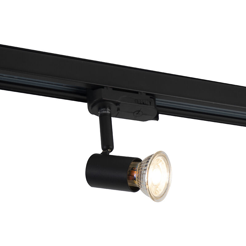 Black Track Spot for 3-Phase Track GU10 50mm - 3-Phase Jeany