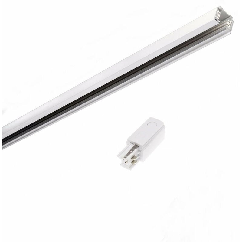 Silamp - Rail Triphasé pour Spot led 2m blanc