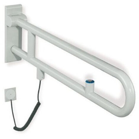 Rail support articulé version SERIE 801 rougeatif Bouton 700mm ombre