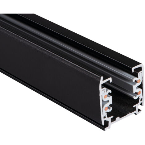 Rail triphasé 3 circuits alu TEAR-N-TR 1m noir Kanlux