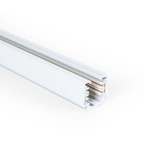 Rail triphasé en saillie - GEN2 - 1 mètre - Blanc