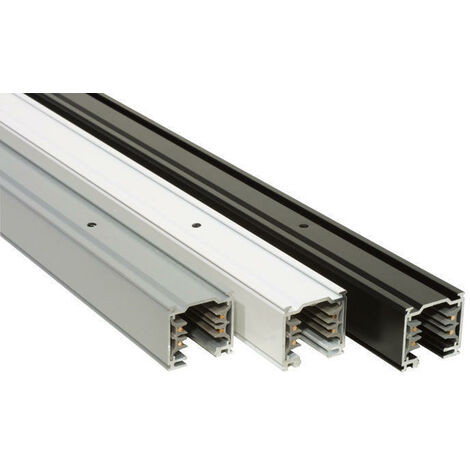 Rail triphasé - Noir - 1m