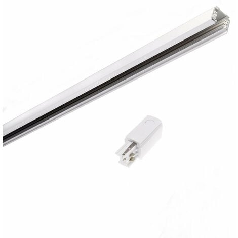 Rail Triphasé pour Spot LED 2m BLANC
