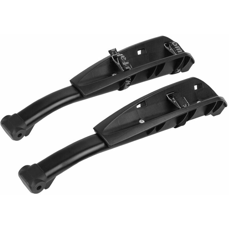Jusch - Rails avec support de roues extra large pour pneu jusqu'à 3,25 pouces jeu de 2 pièces