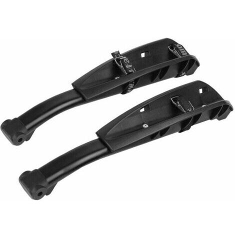 Rails avec support de roues extra large pour pneu jusqu'à 3,25 pouces jeu de 2 pièces