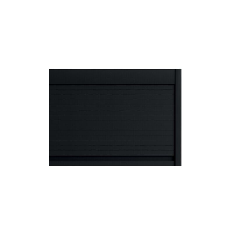 Rails de guidage pour casette Rauvolet Edelmat - hauteur 1500 mm - finition noir After Dark - REHAU