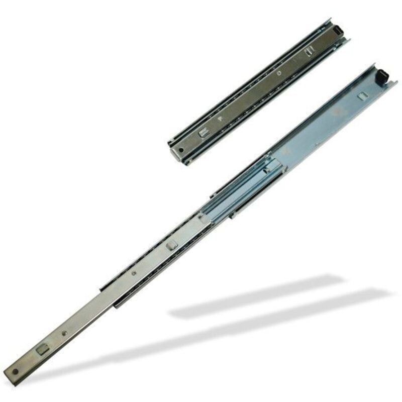 Rails glissière télescopique 2 pièces pour tiroir 250 mm
