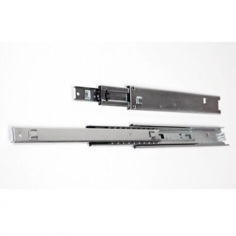 Rails glissière télescopique 2 pièces pour tiroir 300 mm