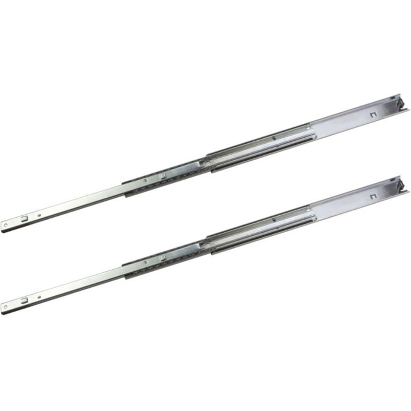 Rails glissière télescopique 2 pièces pour tiroir 350 mm
