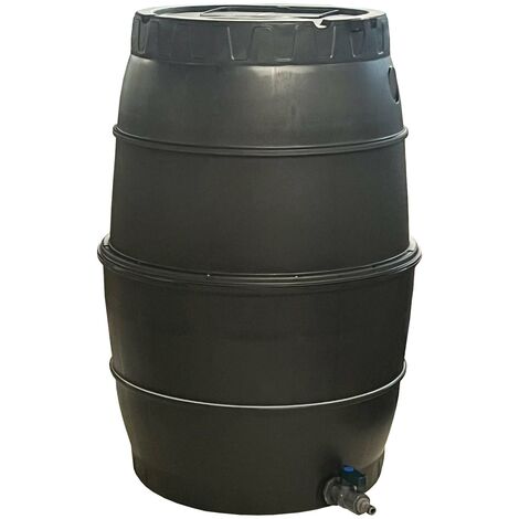 Rain Barrel Garden Water Butt with Tap & Lid (170 Litre)
