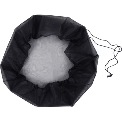 Rain Barrel Mesh Cover Outdoor Water Collection Bucket Protector Screen Netting for Garden