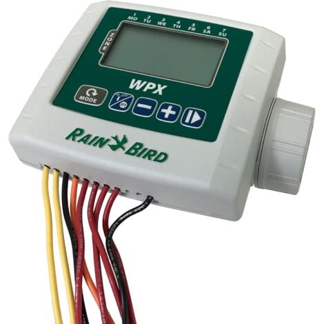 Rain Bird - Controlador WPX 4. Programador de riego de 4 Estaciones.