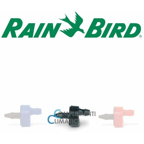 RAIN BIRD Gocciolatori Autocompensanti Da 8 L/h - Confezione Da 20 Pezzi Per Irrigazione A Goccia