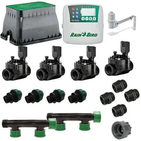 Rain Bird Irrigation Kit 4 zones a l'interieur 220v