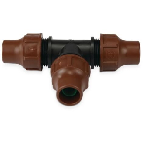 Rain Bird PP Tee 16 mm marrone con bloccaggio tipo BF-32