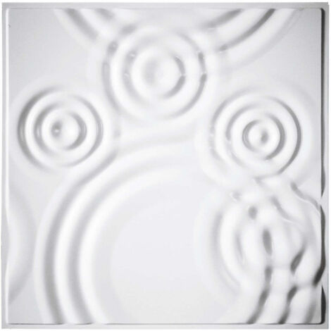 RAIN DROPS - Panneau per mural in PVC a relief 3D - 59,5 cmX59,5 cm