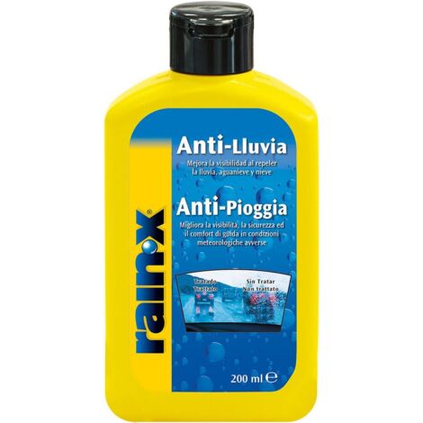 KRAFFT Rain-X Spray Liquido Lavavetri Auto Antipioggia Tecnologia Idrofobica che Respinge l'Aqua 200ml