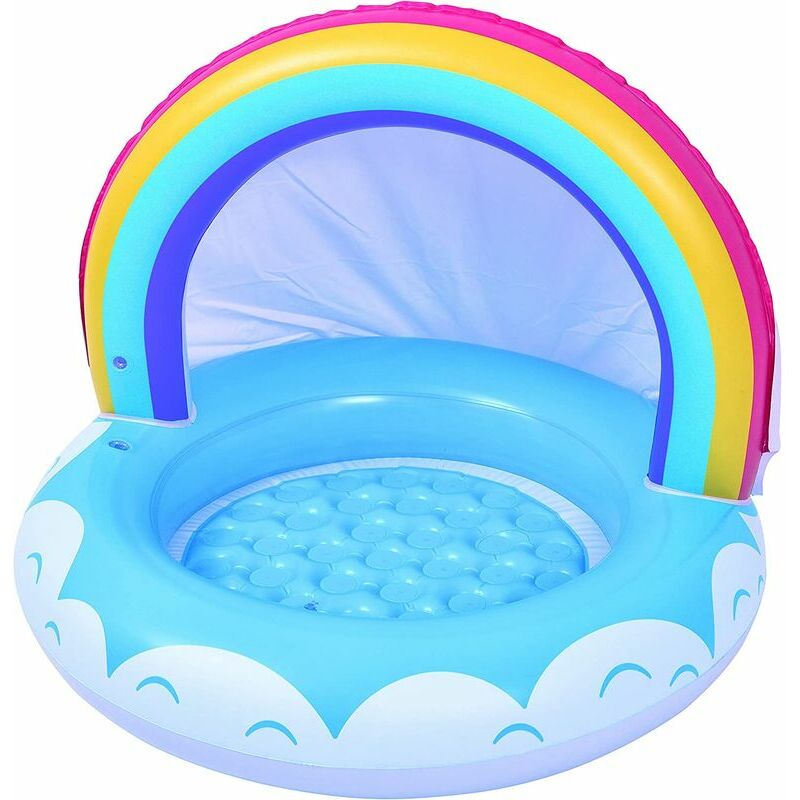 Rainbow Baby Pool, Piscine Gonflable pour Enfants, Couleur Arc-en-Ciel