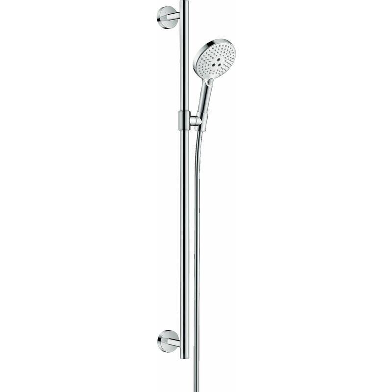 

Hansgrohe - Raindance Select S set de ducha 120 3jet con barra de ducha 90 cm, 26322, color: Blanco / Cromo - 26322400