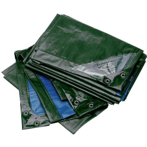 RAINEXO Abdeckplane 150g/qm, 1,5x12m, gr/bl