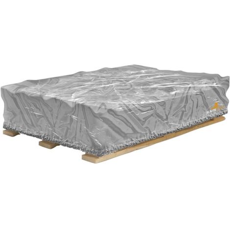 RAINEXO Palettenabdeckhaube, Silbergrau
