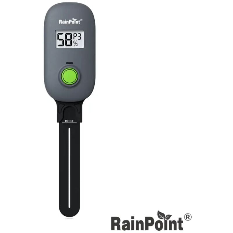 Image of RAINPOINT Digitales Bodenfeuchtemessgerät, Pflanzenbodensensor, Bodenfeuchtetemperatur